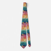 Cravate Vintage Dandelion Abstract Pattern (1) (Devant)