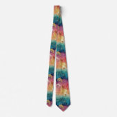 Cravate Vintage Dandelion Abstract Pattern (1) (Dos)