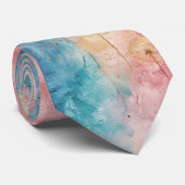 Cravate Vintage Dandelion Abstract Pattern (2) (Roulé)