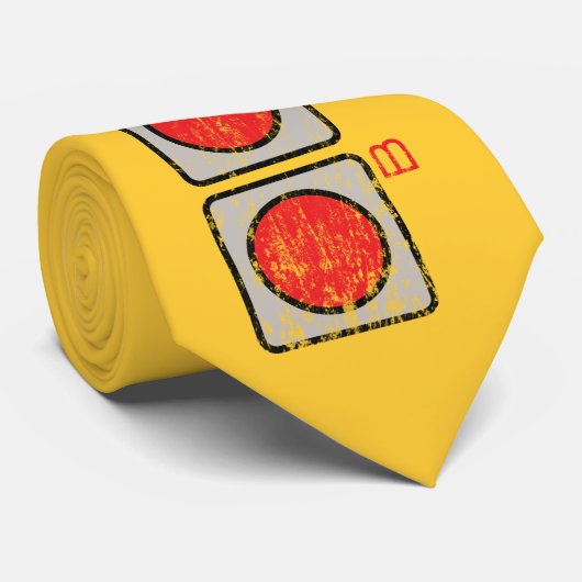 Cravate vintage de boutons (Roulé)