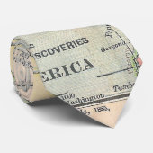 Cravate vintage de carte (Roulé)