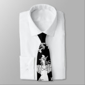 Cravate vintage de couronne de fleurs (Attaché)