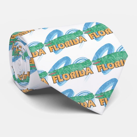 Cravate Vintage de Floride (Roulé)