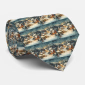 Cravate Vintage de Noël (Roulé)