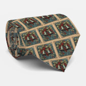 Cravate Vintage de Noël (Roulé)