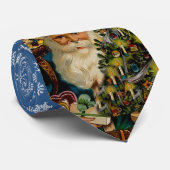 Cravate vintage de Noël de père (Roulé)