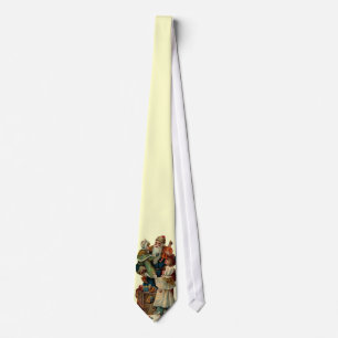 Cravate vintage de Noël de père
