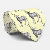 Cravate vintage d'oryx (Roulé)