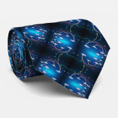 Cravate Vintage Electric Gentleman's Satin Cloud Carré (Roulé)