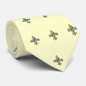 Cravate VIntage Fleur de Lis (Roulé)
