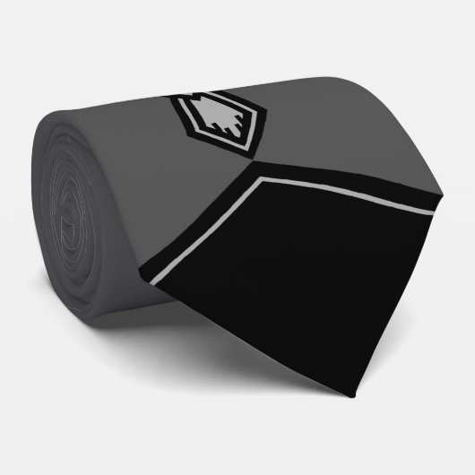 Cravate vintage grise (Roulé)