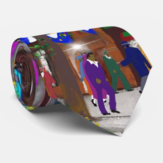 cravate Vintage iCultureUp Roaring 20s (Roulé)