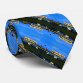 Cravate Vintage Irak Bagdad tahrir carré (Roulé)