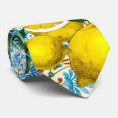 Cravate Vintage jardin sicilien de citron (Roulé)