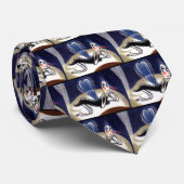 Cravate Vintage Madame Malaria Mosquito (Roulé)