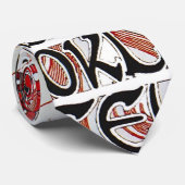 Cravate Vintage Mucha (Roulé)