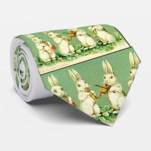 Cravate Vintage Musical Easter Bunnies