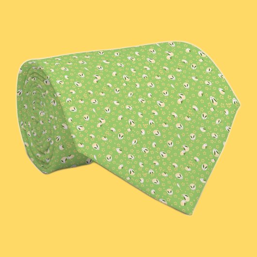 Cravate Vintage Pâques Animaux Mignons