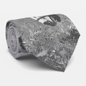 Cravate Vintage Rodeo Cowboys, Bucking Bronco by Remington (Roulé)