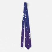 Cravate vintage Space Rocks Motif (Dos)