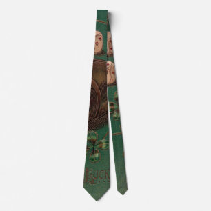 Cravate Vintage St. Patrick's Day, Good Luck Irish Dice