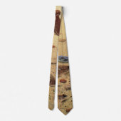 Cravate Vintages, Marine Ocean Life Poisson plat (Dos)