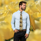 Cravate Vintages poussins de Pâques