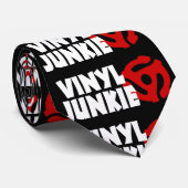 Cravate Vinyl Junkie (Roulé)