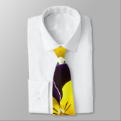 Cravate Violas Sorbet Saut Jaune (Attaché)