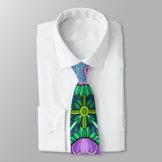 Cravate Violet (Attaché)
