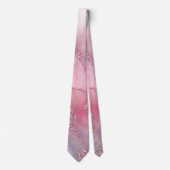 Cravate Violet abstrait avec parties scintillant (Devant)