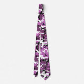 Cravate Violet Camo (Dos)