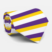 Cravate violet et or (Roulé)