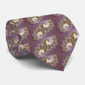 Cravate Violet - Fractal (Roulé)