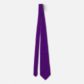 Cravate Violet royal (couleur solide)  (Dos)