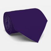 Cravate Violet Uni, prune/Couleur DIY (Roulé)