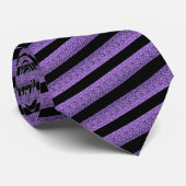 Cravate Violet - Violet noir (Roulé)