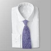 Cravate Violet violet Parties scintillant Faux Étincelles  (Attaché)