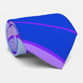 Cravate Violets Groovy (Roulé)