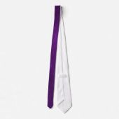 Cravate violette moderne (Dos)