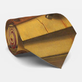 Cravate Violon et musique de Still Life par William Harnet (Roulé)