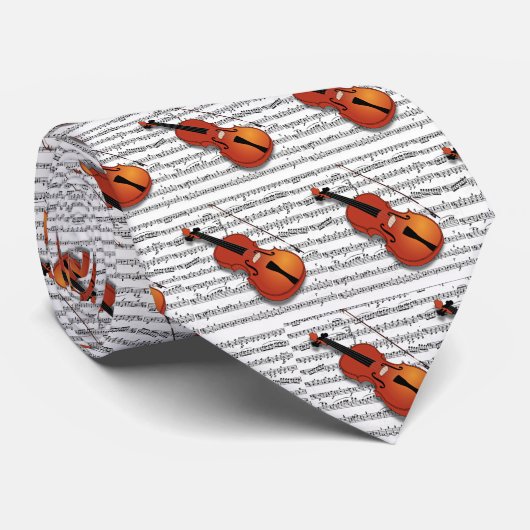 Cravate Violon Lover_ (Roulé)