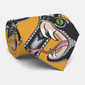 Cravate Viper Pit - Orange (Roulé)