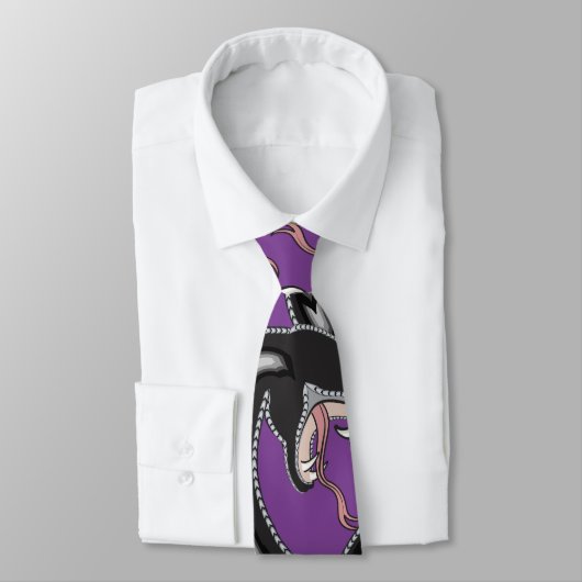 Cravate Viper Pit - Violet (Attaché)
