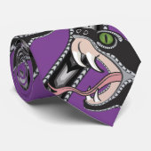 Cravate Viper Pit - Violet (Roulé)