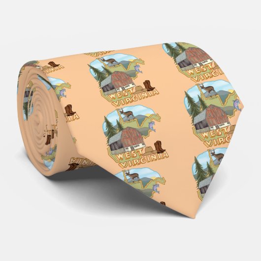 Cravate Virginie-Occidentale (Roulé)