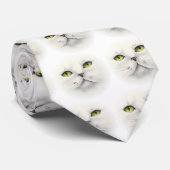 Cravate visage du chat (Roulé)