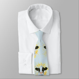 Cravate Visage fou de vache