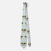Cravate Visage fou de vache (Devant)