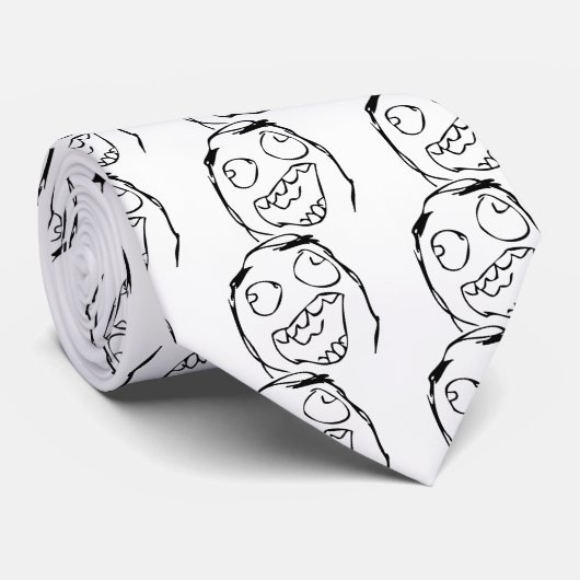 Cravate Visage heureux (Roulé)